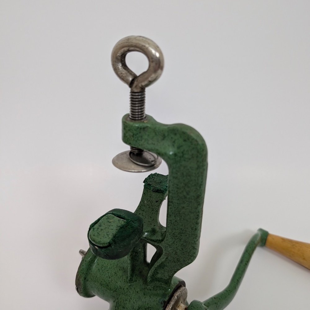 Spong Cast Iron Meat Grinder Hand Crank London England Antique - Picture 7 of 14